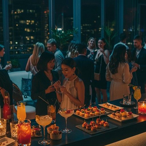 Corporate event nightlife photo booth experience